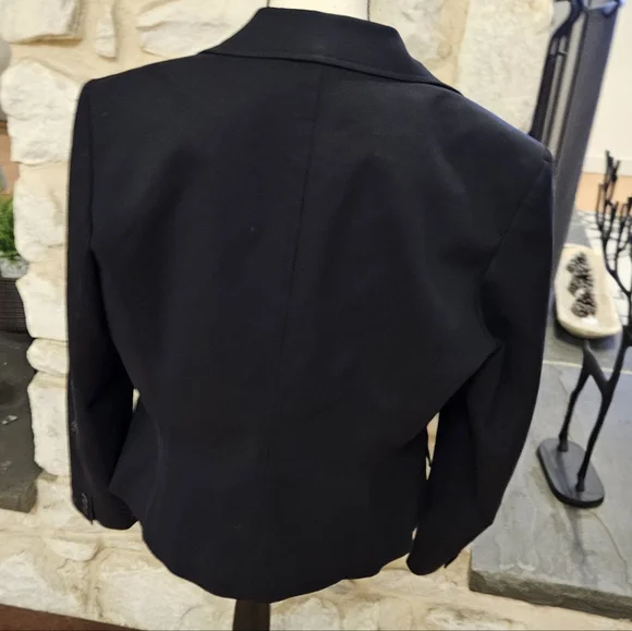 Vintage Talbots Black Women's Blazer - Picture 3 of 4